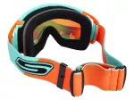 MX-Brille S-Line Scrub blau / orange - Iridium orange