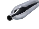 Auspuff Zigarre 28mm verchromt für Puch DS, MS, VS, MV, KTM Ponny, Comet