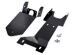 Kennzeichenhalter mit Spritzschutz schwarz beschichtet für Rieju MRT 50 2005-2020