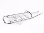 Gepäckträger hinten Moto Nostra Piaggio Ciao (eckige Sattelstütze, Rücklicht am Schutzblech) Chrom