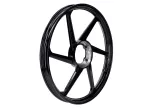Felge Fast-Arrow Aluminium schwarz 17 Zoll für Puch Maxi