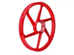 Felge Fast-Arrow Aluminium rot 17 Zoll für Puch Maxi