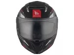 Helm MT Atom 2 SV Klapphelm schwarz/rot/silber matt Größe L (59-60cm)
