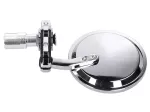 Lenkerendenspiegel Set CNC verchromt rund
