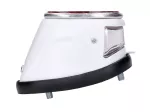 Rücklicht Mofa oval weiß universal für Puch MS, MV, Maxi, Kreidler, Zündapp