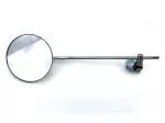 Spiegel bumm Edelstahl Rund mit Schelle für Zündapp, Kreidler, Hercules, Miele, DKW, NSU, Horex, Puch, Gritzner
