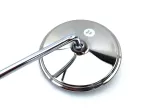Spiegel bumm Edelstahl Rund mit Schelle für Zündapp, Kreidler, Hercules, Miele, DKW, NSU, Horex, Puch, Gritzner