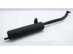 Auspuff Sito Schwarz 22mm für Piaggio Ciao, P, PX, FL