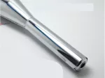 Rennauspuff Chrom 36mm 820mm 51mm 90mm für Zündapp, CS, C 50 Sport, GTS, KS