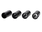 Stoßdämpfer Satz Chrom 360mm 5-fach einstellbar 10mm Buchsen für Kreidler, Zündapp, Hercules, Puch