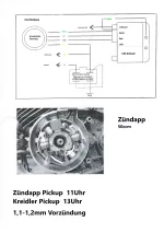 Sternzündung 6 Volt 70-80 Watt 12/15mm konisch 90mm für Kreidler Florett RS, RMC, RM, TM, LF, LH, Flory