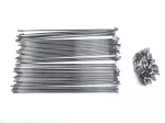 Speichen Satz 36 Stück Stahl 180mm 2,6mm Nippel 5mm 8mm für Hercules K 50 SE, RE, RL, SX, RX