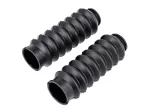 Faltenbalg Satz (2 Stück) Telegabel Drilastic Gummi Schwarz 30/23mm 112mm für Hercules, Zündapp, KTM, DKW, Rixe, Sachs