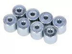 Variomatik Rollen Set Metall 8 Stück für Piaggio, Vespa, Ciao, Bravo, Boxer, Grillo, Boss, Si