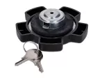 Tankdeckel CAWI abschließbar Kunststoff Schwarz 35mm für Suzuki TS 50 K, GT 80 L, 125, 185, DR