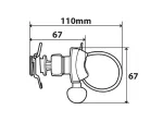 Halterung Handy / Smartphone Opti Belt flexibel für 15-40mm Lenker