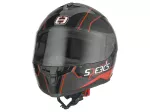 Helm Speeds Integral Race II Graphic schwarz / titanium / rot Größe L (59-60cm)