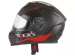 Helm Speeds Integral Race II Graphic schwarz / titanium / rot Größe L (59-60cm)