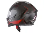 Helm Speeds Integral Race II Graphic schwarz / titanium / rot Größe L (59-60cm)