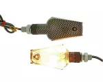 Blinker Set M10 Carbon-Look Beamer klar, kurz