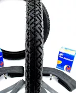 2 1/2 x 16 Reifen mit Schlauch für Garelli Neckermann Sport 25 Mofa  Satz 9 teilig