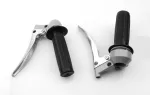 Gasgriff und Kupplung Armatur Set Aluminium Schwarz  für Zündapp, Kreidler, Hercules, Puch, DKW, KTM, Mofa, Moped, Mokick