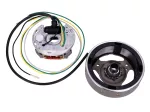 Zündung Komplett 6V/23W mit Bremslichtspule für Hercules, KTM, Kreidler, Puch Mofa
