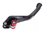 Kupplungshebel / Bremshebel Puig 3.0 hinten einstellbar, kurz - schwarz rot