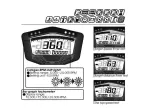 Multifunktions-Tachometer Koso DB-02R Road 12V Version