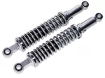 Stoßdämpfer Satz Chrom 335mm Hydraulisch 5-fach einstellbar 12mm Buchsen