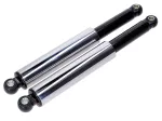 Stoßdämpfer Satz 360mm 10mm chrom/schwarz für Kreidler Florett K54 Eiertank