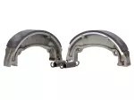 Bremsbeläge EBC mit Federn für Yamaha DT 50 MX, M, 80 FS SE, FS1 50, DX, LB-2M R