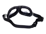 Motorradbrille Classic Chrom Retro Look