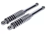 Stoßdämpfer Satz IMCA 350mm chrom für Zündapp CS, CX, Hai 25 50, Kreidler