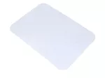 Startnummerntafel rechteckig weiß 260x185x3mm