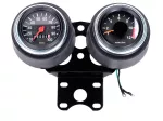 Amaturenträger / Cockpit mit Tacho und Drehzahlmesser 60mm für Zündapp KS, GTS, C 50 Sport, Puch M50