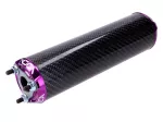 Endschalldämpfer VOCA Carbon - CNC Endkappe lila