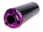 Endschalldämpfer VOCA Carbon - CNC Endkappe lila