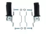 Fußrasten Satz schwarz für Peugeot 103, Hercules Prima 1, M, MF, MP, Zündapp 442, 444