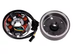 Lichtmaschine / Zündung Umrüstkit Elektronik Kontaktlos 12V rechtsdrehend für Puch Maxi E50, Hercules Prima GT, Sachs RS 50 506 Motor