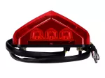 Rücklicht LED rot 82x22mm universal