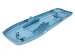Gepäckträgerplatte blau für MBK / Motobécane Mobylette, 881, AV 88