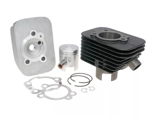 Zylinderkit Polini Grauguss Racing 63ccm 12mm Kolbenbolzen für Piaggio Ciao