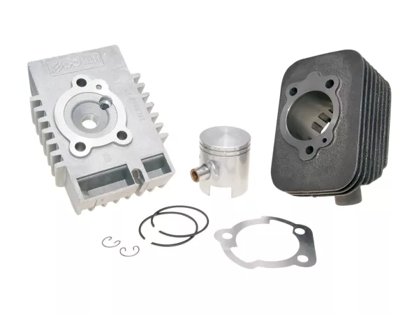 Zylinderkit Polini Grauguss Sport 63ccm 12mm Kolbenbolzen für Piaggio, Vespa Bravo, Boss, Grillo, SI