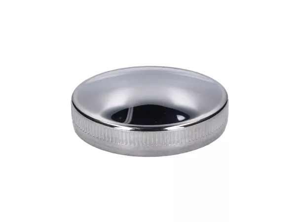Tankdeckel Aluminium Chrom-Optik (ohne Schloss) für Simson S50, S51, SR50, Schwalbe, Sperber, Spatz, Star