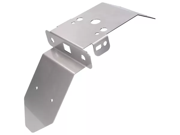 Kennzeichenhalter Edelstahl für Derbi Senda, Aprilia RX, Enduro / Supermoto