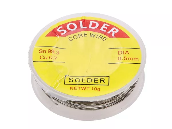 Lötzinn Rolle 0,5mm, 10g, bleifrei