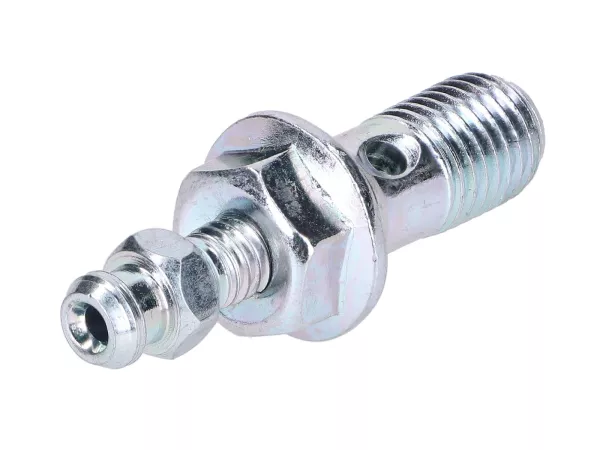 Hohlschraube für Bremsleitung mit integriertem Entlüftungsnippel M10x1,25