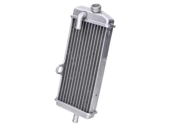 Kühler Aluminium silber für Yamaha DT 50 R, MBK X-Limit 50 Enduro, SM, Malaguti XSM 50
