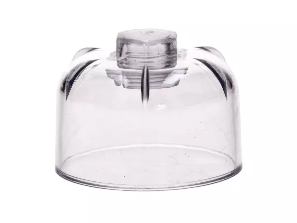 Schwimmerkammer MOGA transparent für Bing Vergaser SRE, SRC, SRF, SRA